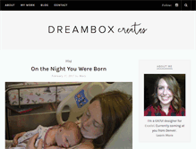 Tablet Screenshot of dreamboxcreates.com